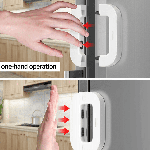 2 X Fridge Guard Lock Refrigerator Door Appliance Latch Strap Baby Safety Child